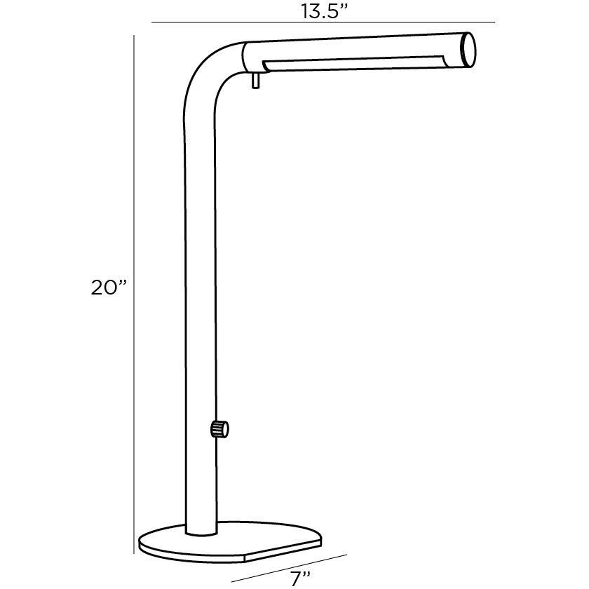 Sadie 20 inch 9.00 watt English Bronze Lamp Portable Light