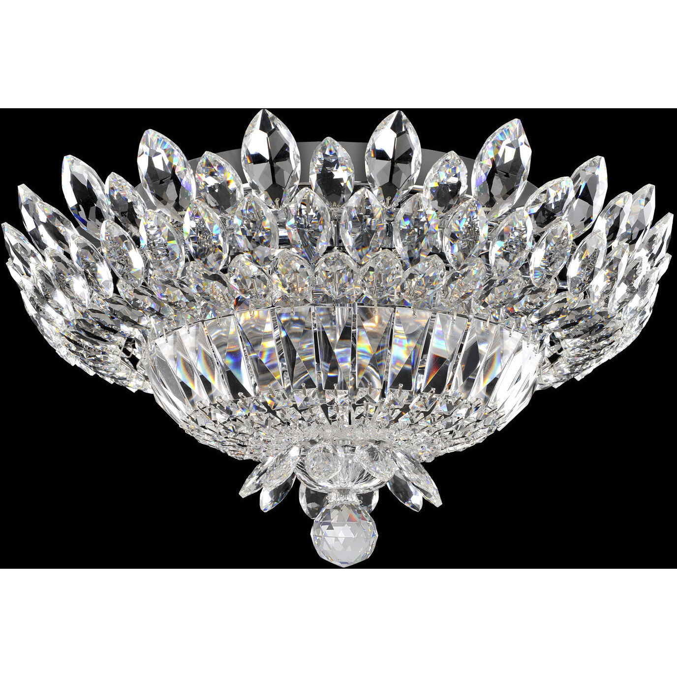 Belluno 6 Light 21 inch Chrome Flush Mount Ceiling Light