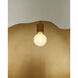 Tamago 1 Light 35.25 inch Smoky Olive and Contemporary Gold Pendant Ceiling Light, Hiroshi Koshitaka Collection