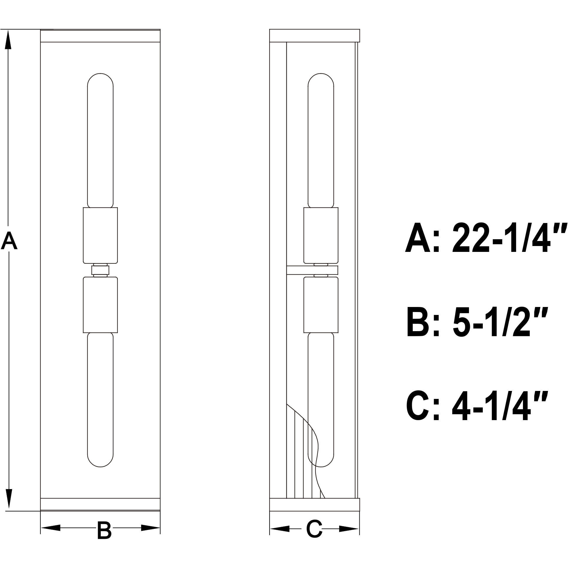 Barbier 2 Light 5.5 inch Matte Black Wall Light