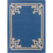 Alameda 63 X 39 inch Navy, Khaki, Taupe Rug