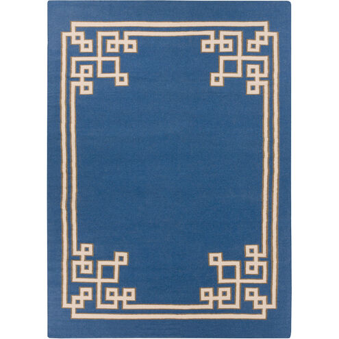 Alameda 63 X 39 inch Navy, Khaki, Taupe Rug