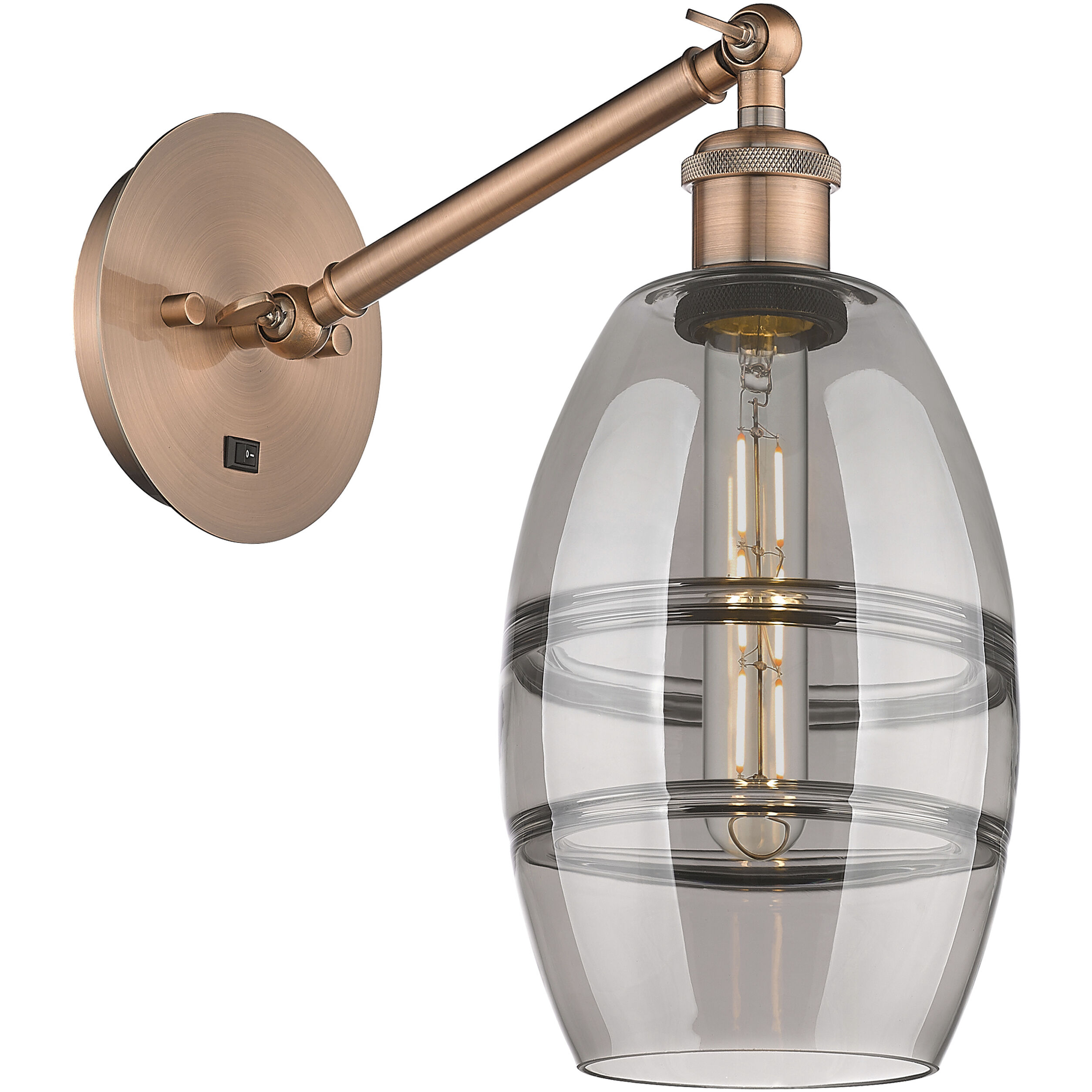 Ballston Vaz 1 Light 5.88 inch Antique Copper Sconce Wall Light