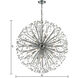 Starburst 19 Light 36 inch Polished Chrome Chandelier Ceiling Light