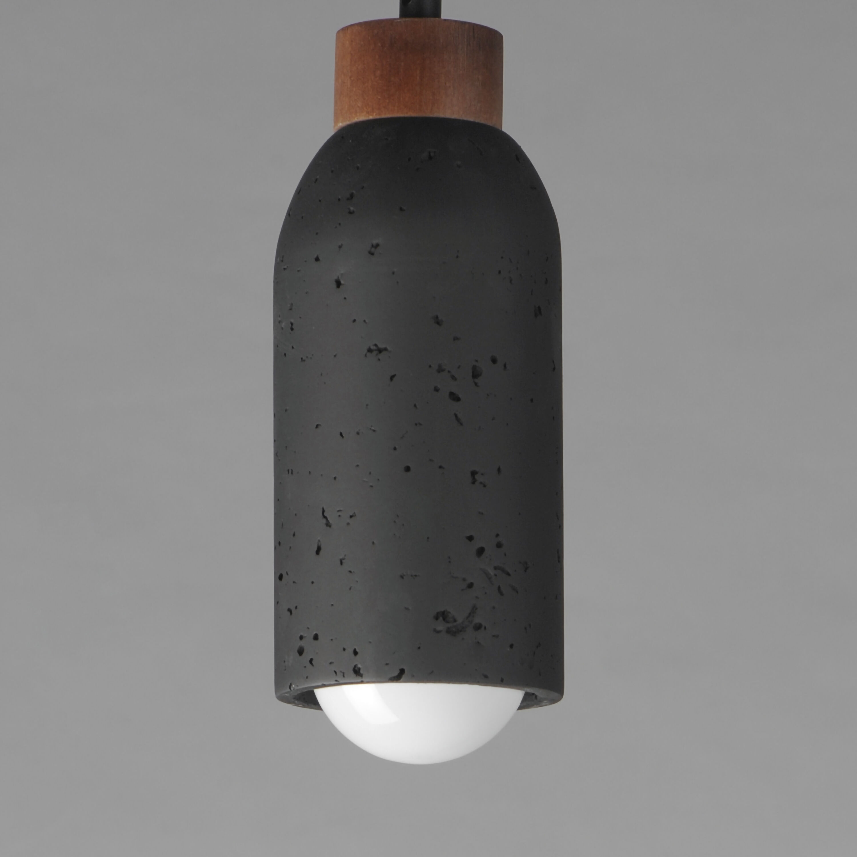 Pompeii 1 Light 4.75 inch Lava and Black Single Pendant Ceiling Light