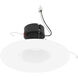 Pearl Bright White Reflector / Bright White Flange LED Round Retrofit Reflector in 2700K, 5"/6" Retrofit