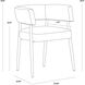 Maestro Abbington Navy Dining Armchair