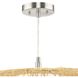 Cordova 1 Light 22 inch Natural Rattan Pendant Ceiling Light, Design Series