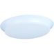 Low Profile LED 15.75 inch White Flush Mount Ceiling Light