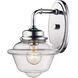 Smith 1 Light 7.5 inch Polished Chrome Wall Sconce Wall Light