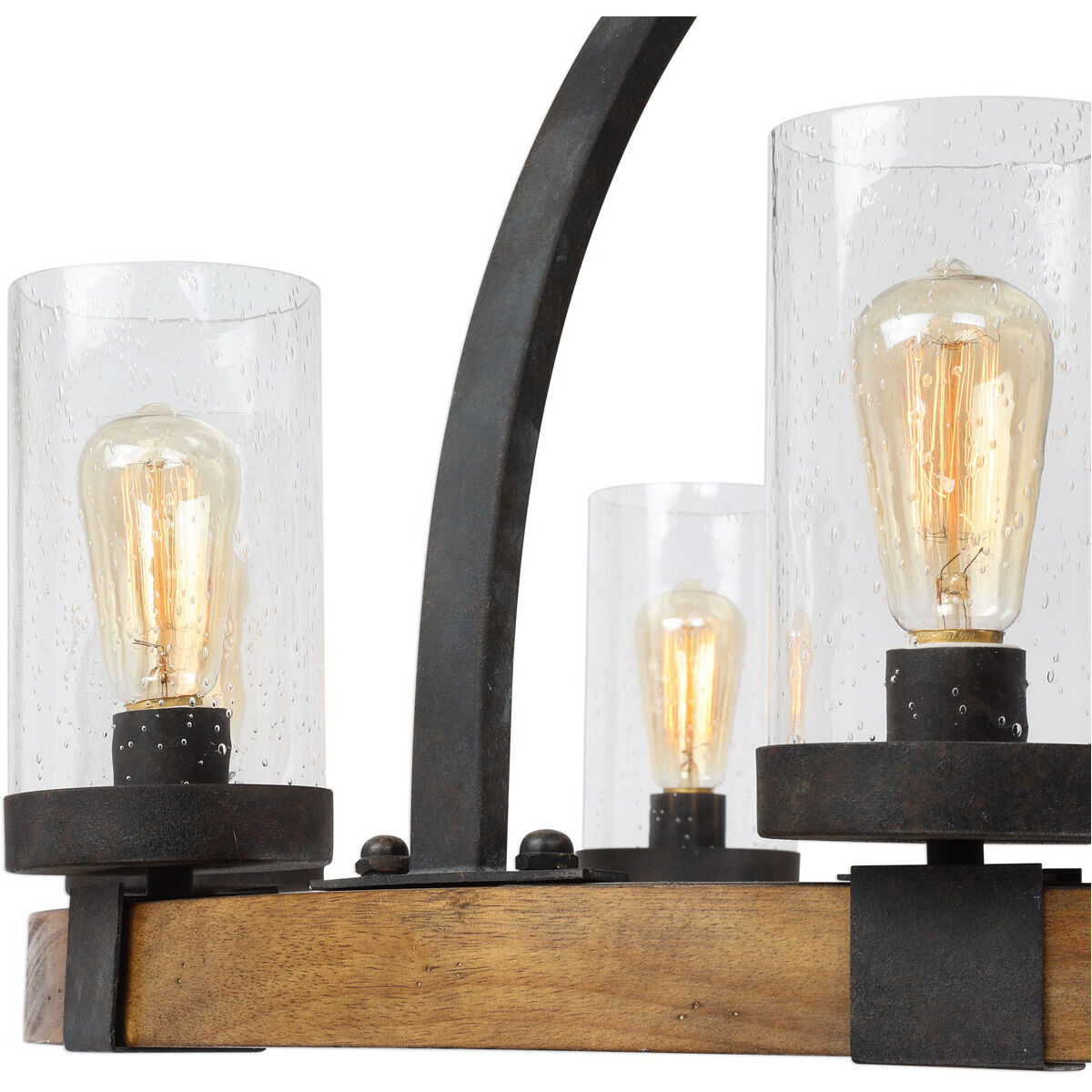 Atwood 8 Light 39 inch Manhattan Finish Pendant Ceiling Light 