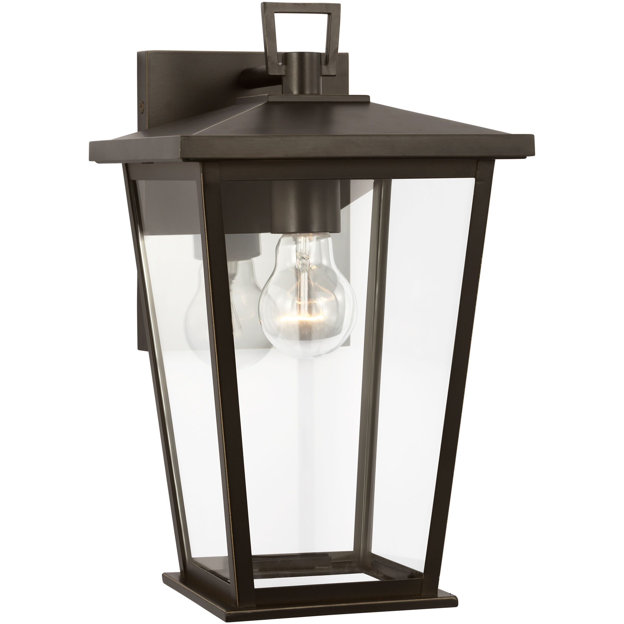 Linton 1 Light 16.25 inch Antique Bronze Outdoor Wall Lantern, Medium
