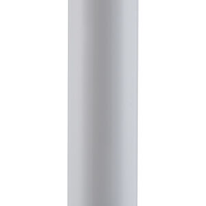 Drone Glossy White Fan Extension Rod in 12 inch