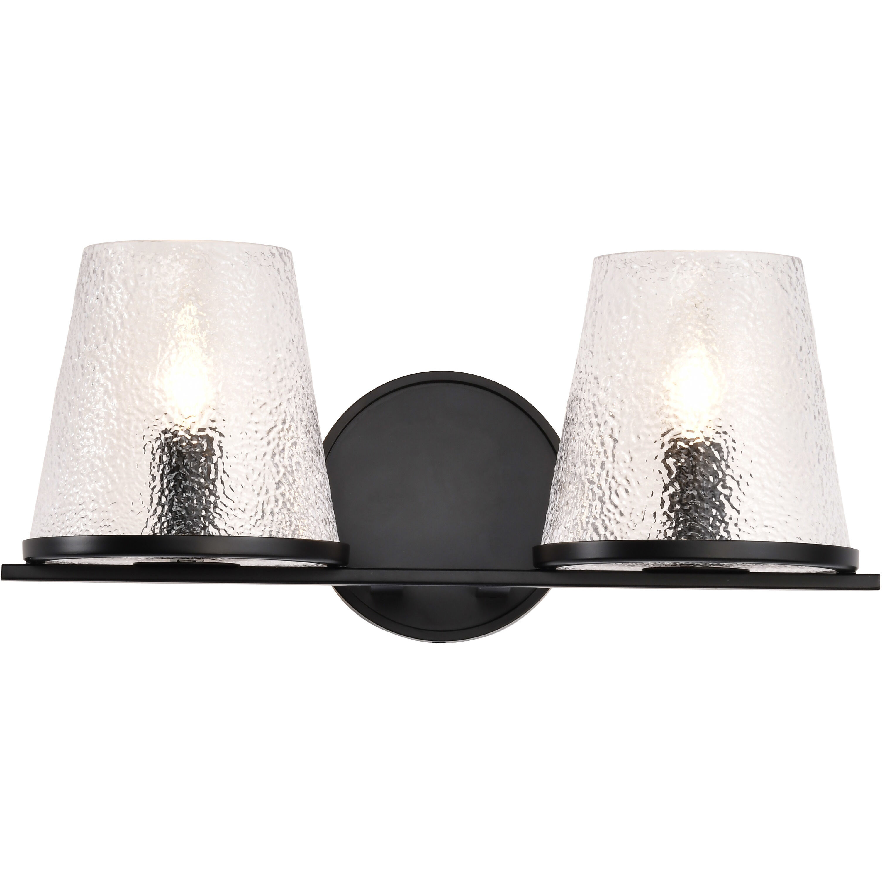 Valentine 16 inch Black Vanity Wall Light