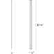 Stiletto Lungo LED 47.75 inch Satin Black Wall Bar Wall Light
