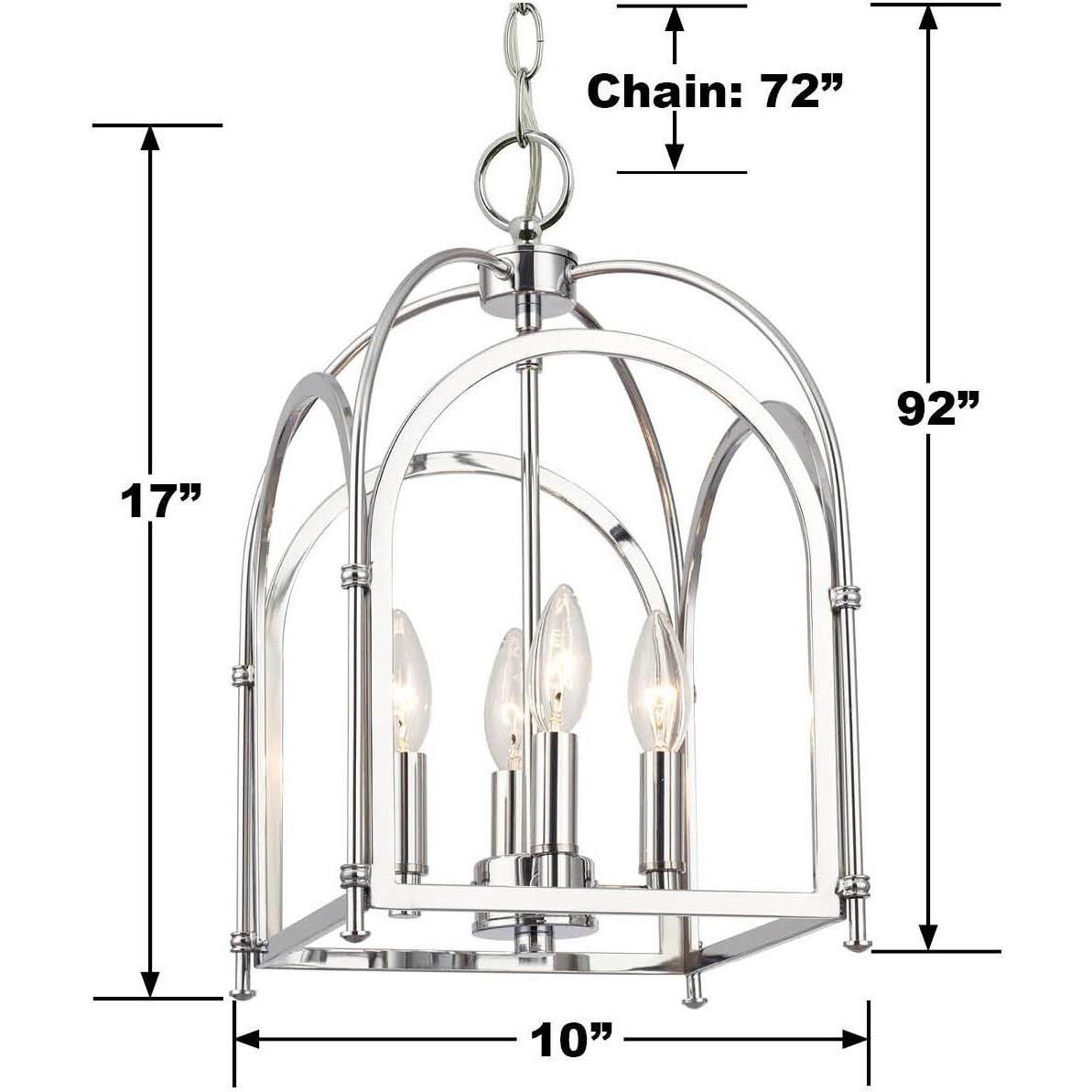 Kai Pendant Ceiling Light in Polished Chrome