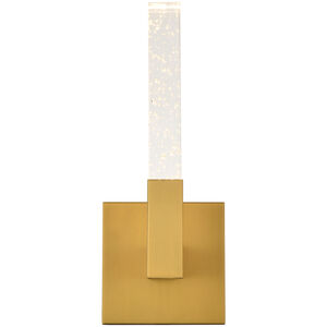 Noemi 1 Light 6 inch Satin Gold Wall Sconce Wall Light