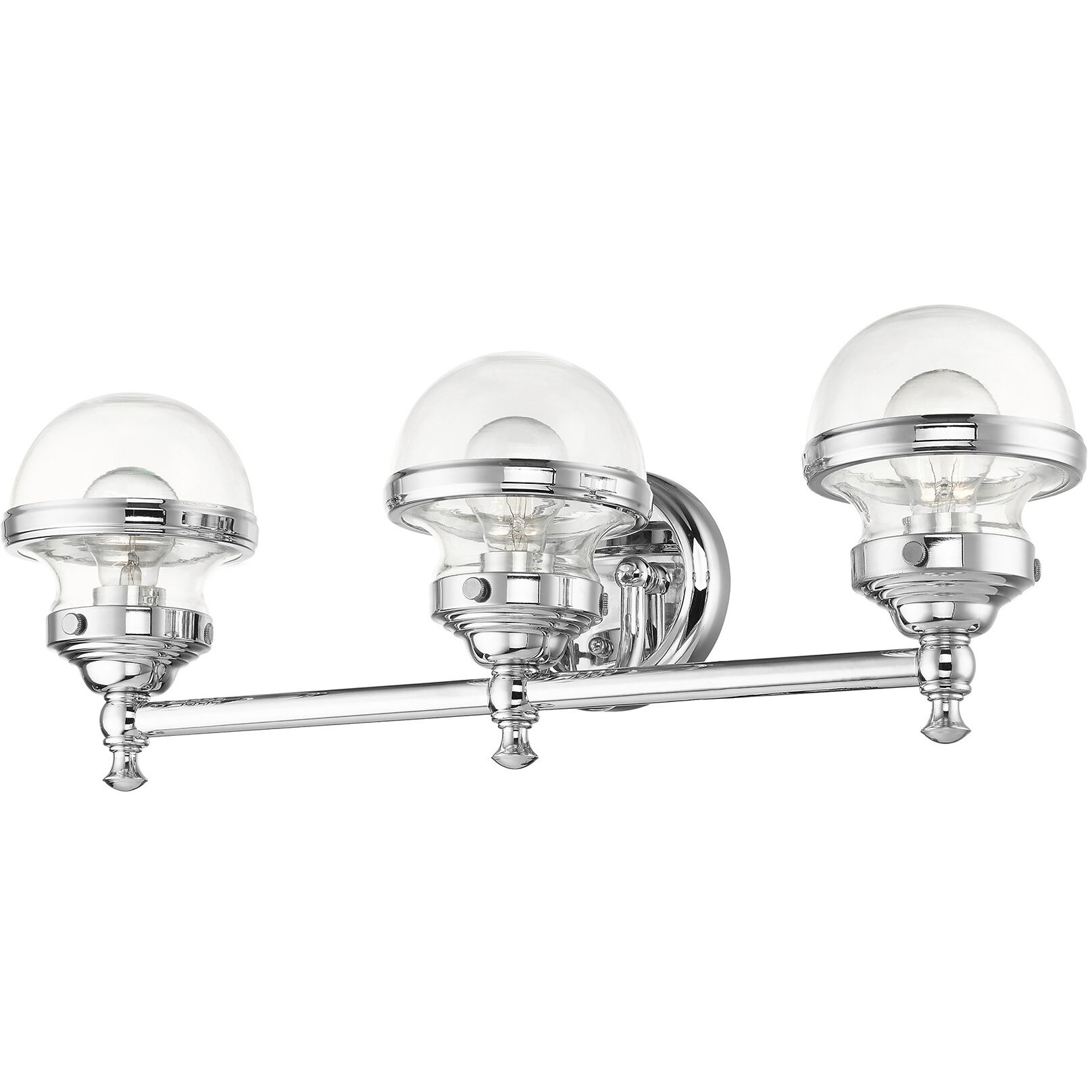 Oldwick 3 Light 24 inch Polished Chrome Vanity Sconce Wall Light