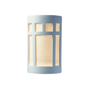 Ambiance Cylinder LED 13 inch Antique Gold Outdoor Wall Sconce in 1000 Lm LED, Large