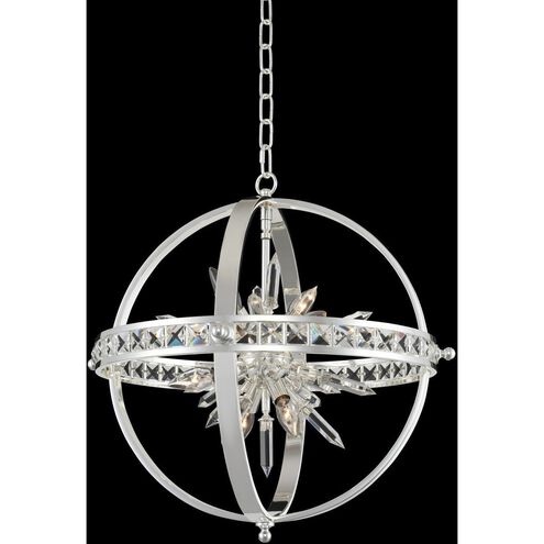 Angelo 6 Light 23 inch Polished Silver Pendant Ceiling Light