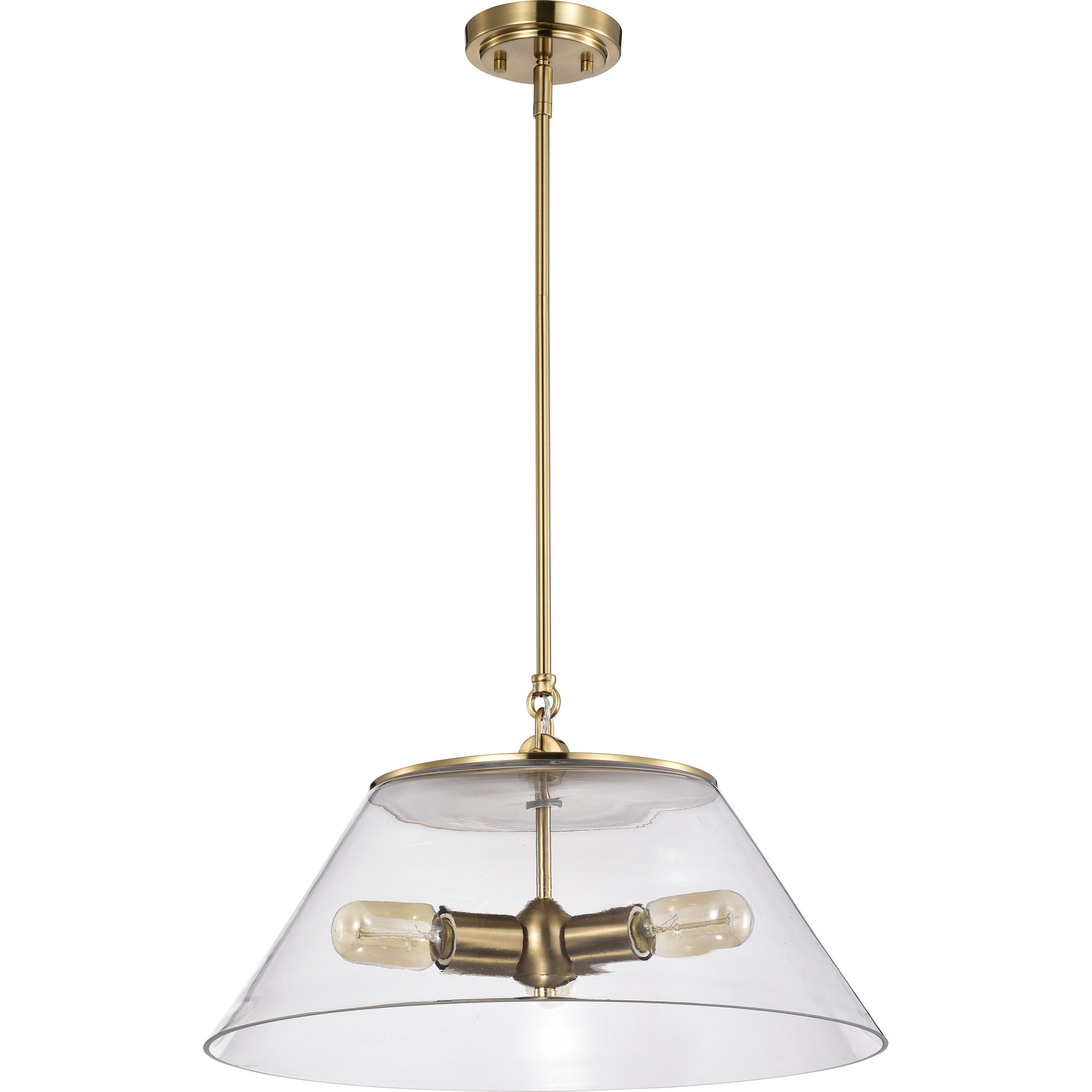 Antique brass 3 light pendant deals