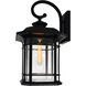 Blackburn 1 Light 21 inch Black Outdoor Wall Light