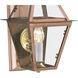 Olde Colony 1 Light 22 inch Copper with Clear Outdoor Wall Sconce
