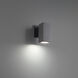 Cubix LED 6.75 inch Black Outdoor Wall Lighting in 3000K, WAC Limited