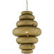 Bee My Honey 1 Light 20.5 inch Antique Brass Chandelier Ceiling Light, Sasha Bikoff Collection