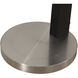 Coronado 84 inch 9 watt Matte Black and Satin Nickel Arc Floor Lamp Portable Light