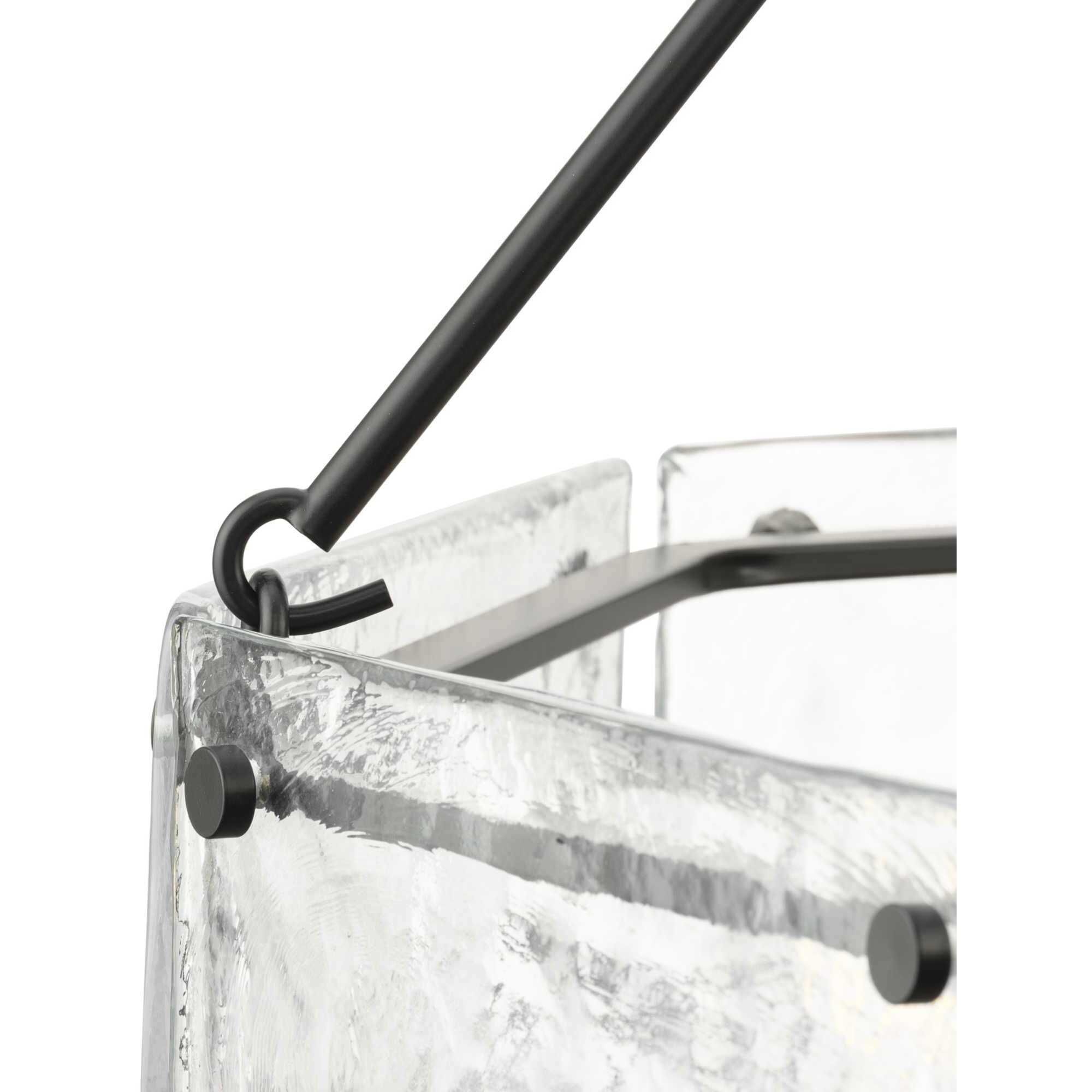 Rivera 6 Light 30 inch Matte Black Chandelier Ceiling Light, Design Series