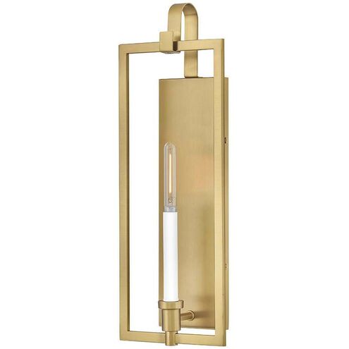 Stassi Sconce Wall Light in Lacquered Brass