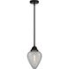 Nouveau 2 Geneseo 1 Light 7 inch Matte Black Mini Pendant Ceiling Light