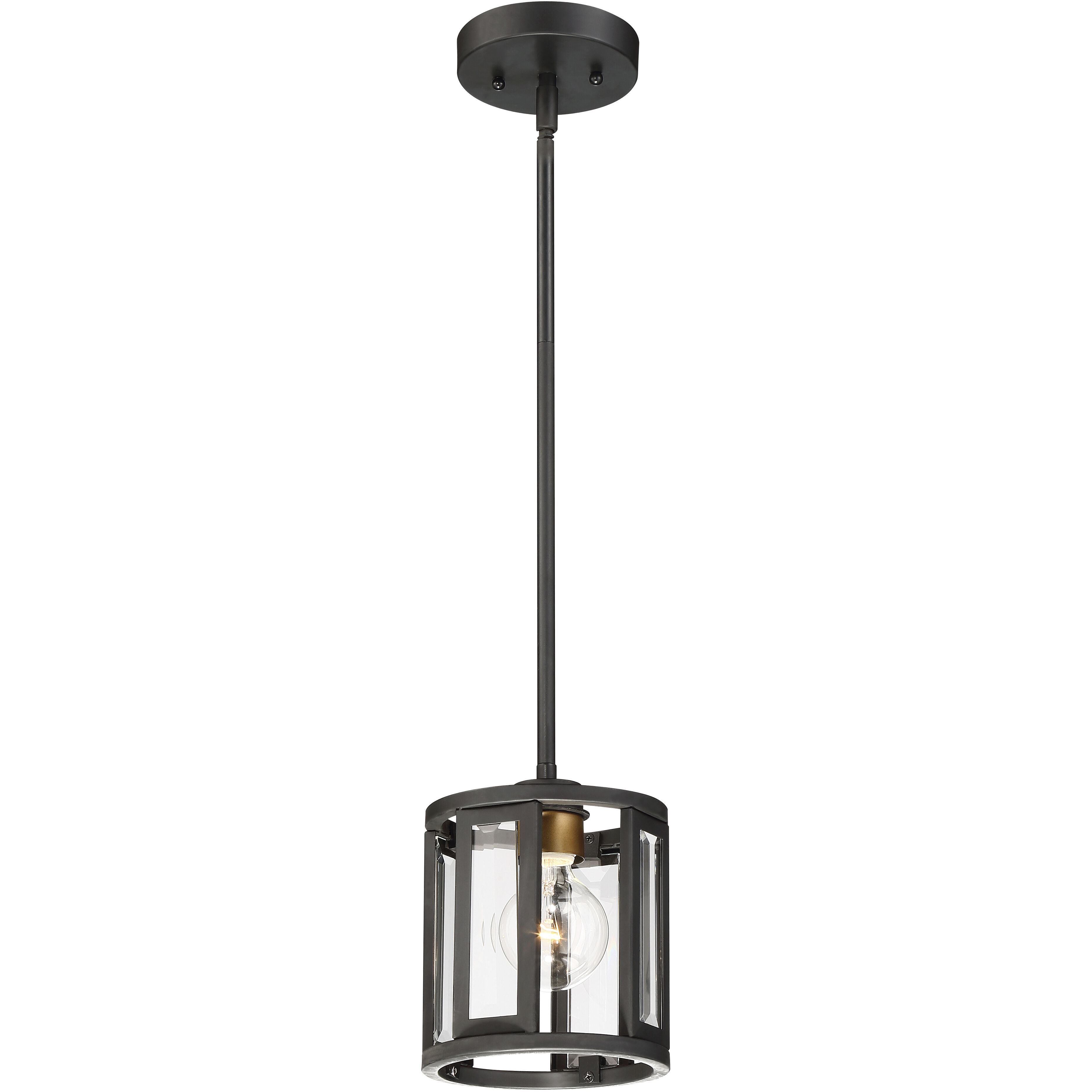 Payne 1 Light 7 inch Black Mini Pendant Ceiling Light