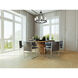 Titus 8 Light 33 inch Matte Black Chandelier Ceiling Light