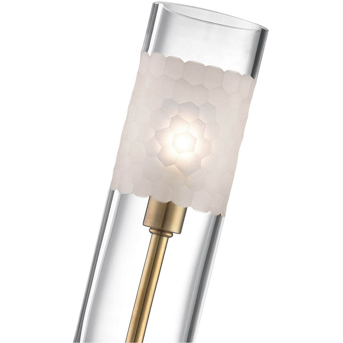 Wentworth 1 Light 5 inch Aged Brass ADA Wall Sconce Wall Light