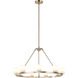 Lindy 9 Light 30 inch Champagne Gold Pendant Ceiling Light