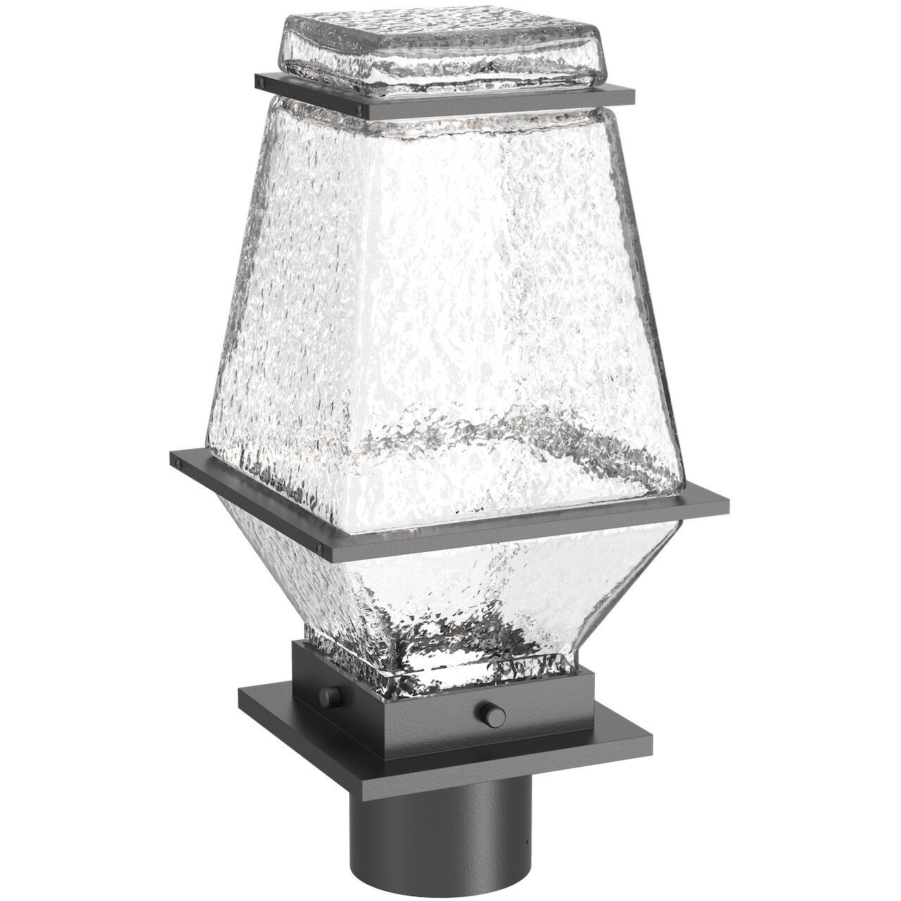 Landmark LED 7.3 inch Argento Grey Outdoor Post Mount in 3000K LED