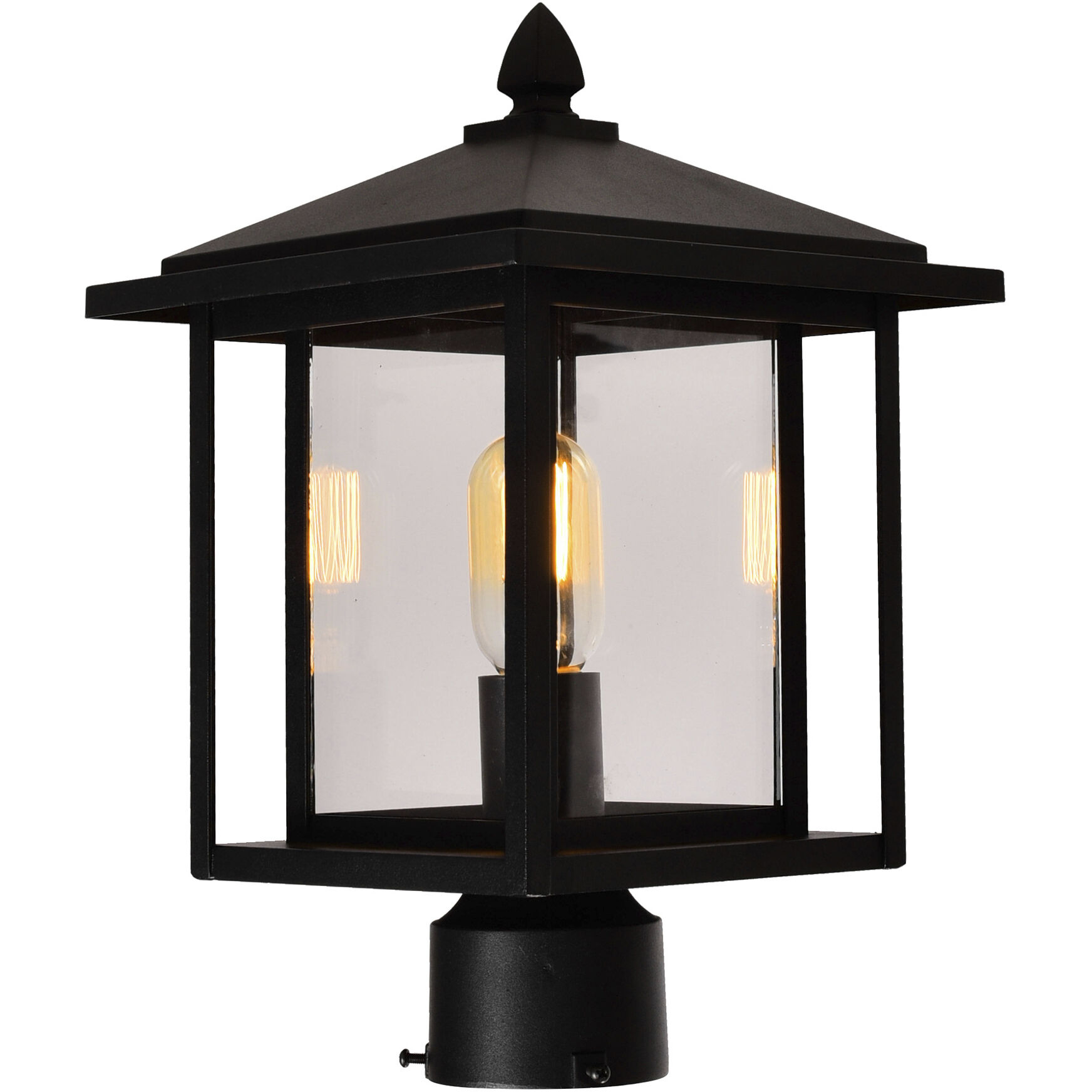 Crawford 1 Light 15.3 inch Black Outdoor Lantern Head