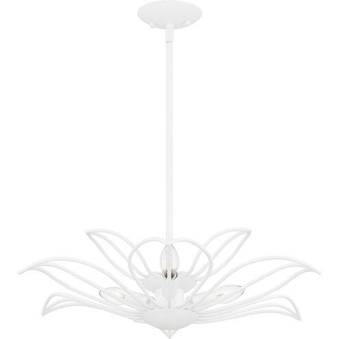 Tallulah 3 Light 22 inch Sand White Pendant Ceiling Light, Large