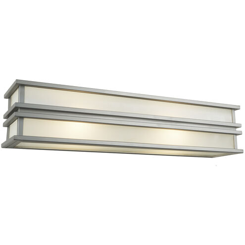 Gatsby 3 Light 18 inch Brushed Stainless Steel Wall Sconce Wall Light 