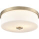 Laphia 2 Light 13.25 inch Modern Gold Indoor Flushmount Ceiling Light