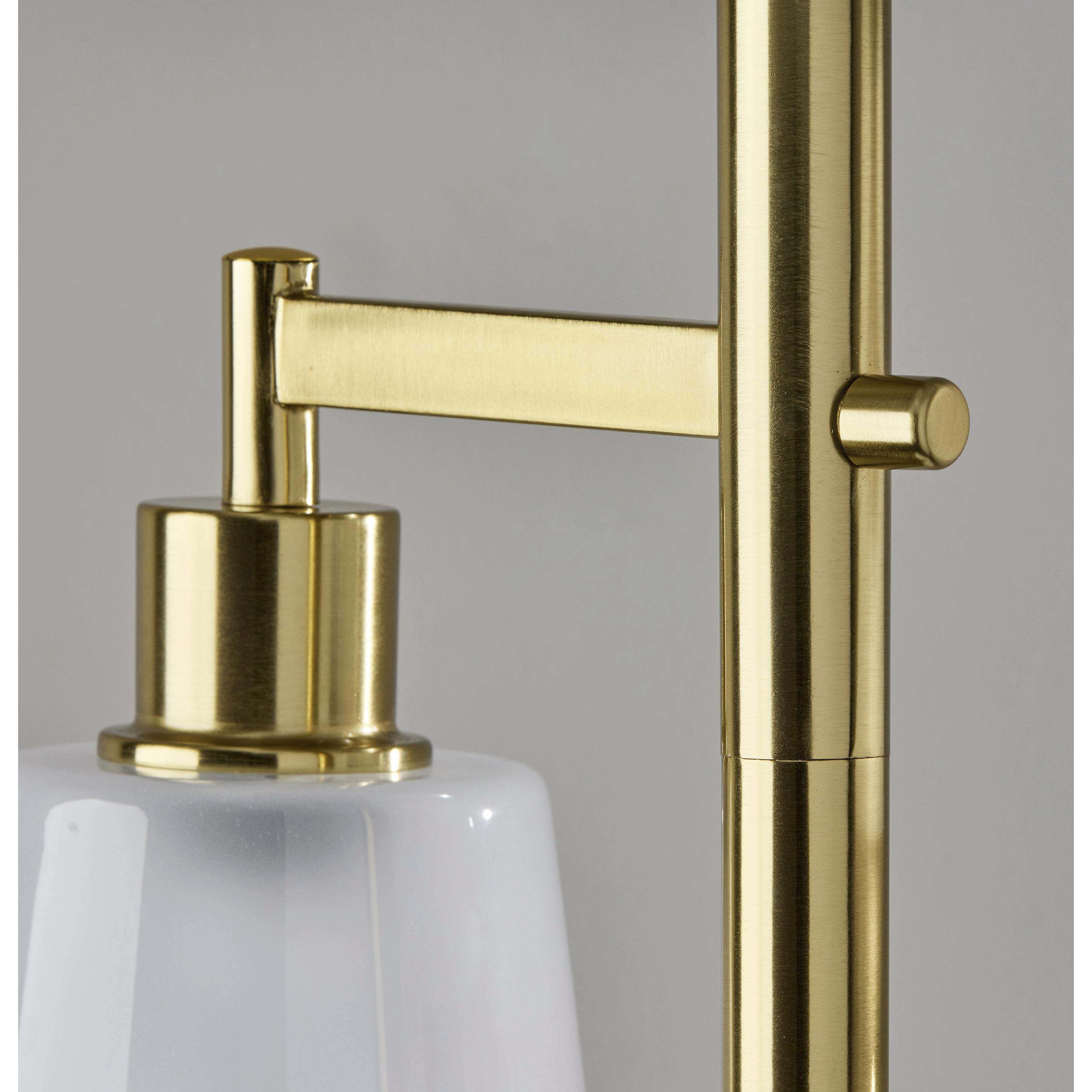 Gio 65 inch 60.00 watt Painted Brass Tree Floor Lamp Portable Light