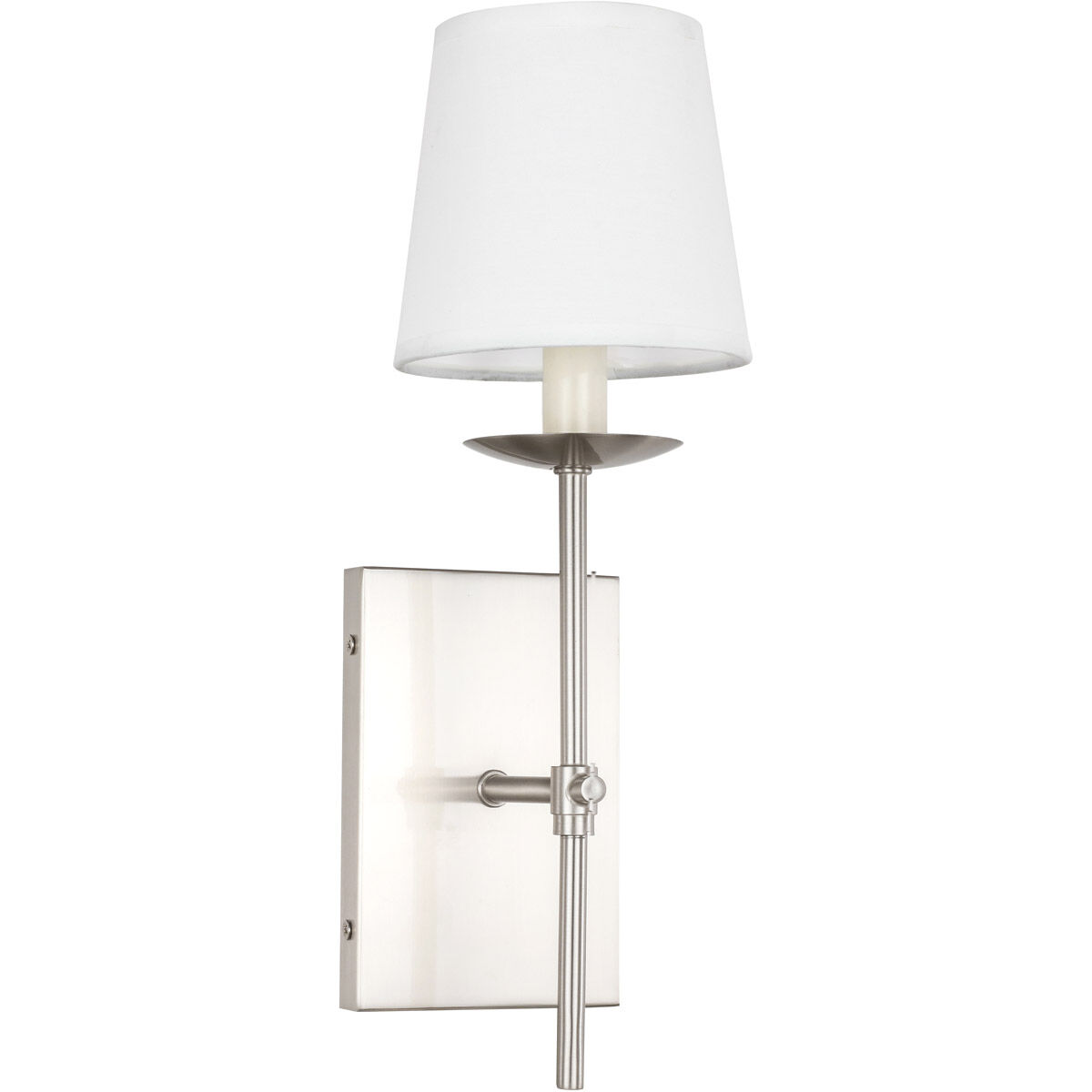 Eclipse 1 Light 5 inch Burnished Nickel Wall sconce Wall Light