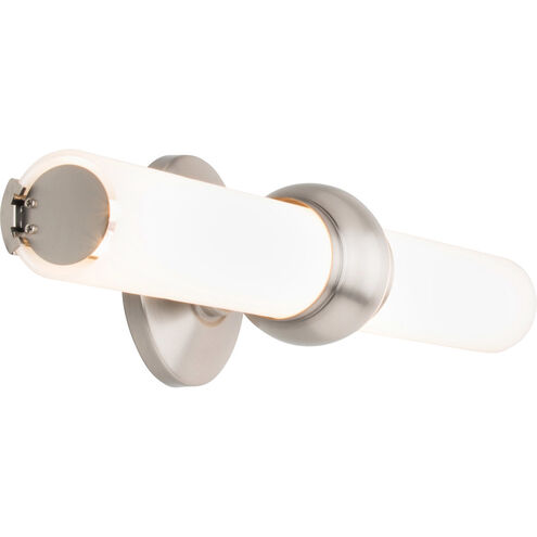 Juliet LED 20 inch Brushed Nickel Bath Vanity & Wall Light, dweLED