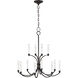 C&M by Chapman & Myers Westerly 12 Light 29.38 inch Smith Steel Chandelier Ceiling Light