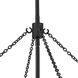 Gwen 9 Light 27 inch Black Chandelier Ceiling Light