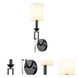 Lemuria 1 Light 5 inch Black Sconce Wall Light