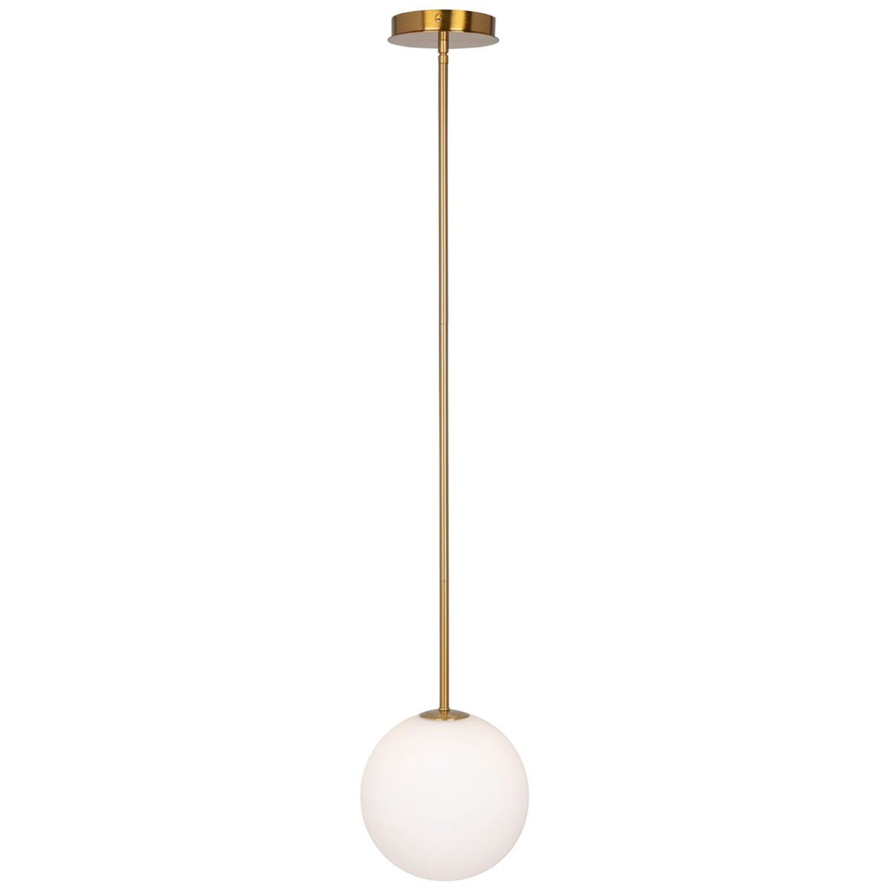 Aurelia LED 8 inch Brass Pendant Ceiling Light