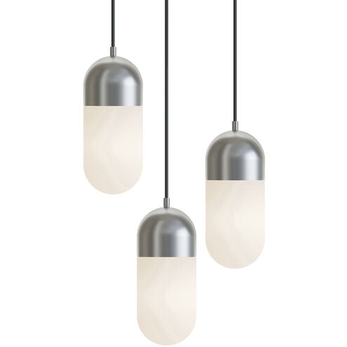 Irvine LED 18 inch Satin Nickel Multi-light Pendant Ceiling Light